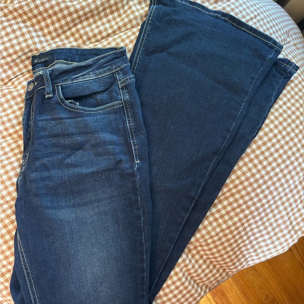 KanCan Dark Blue Flare Jeans